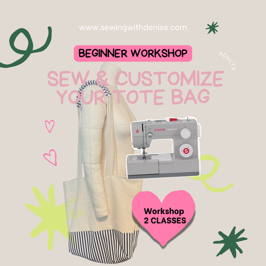 👜 Sew Your Own Tote Bag (Adults)