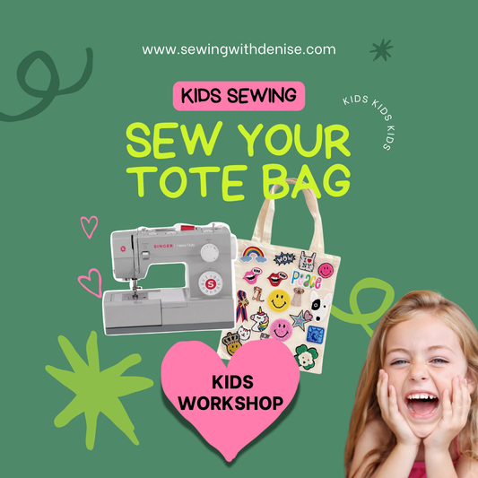 🎒 Sew Your Own Tote Bag (Kids)